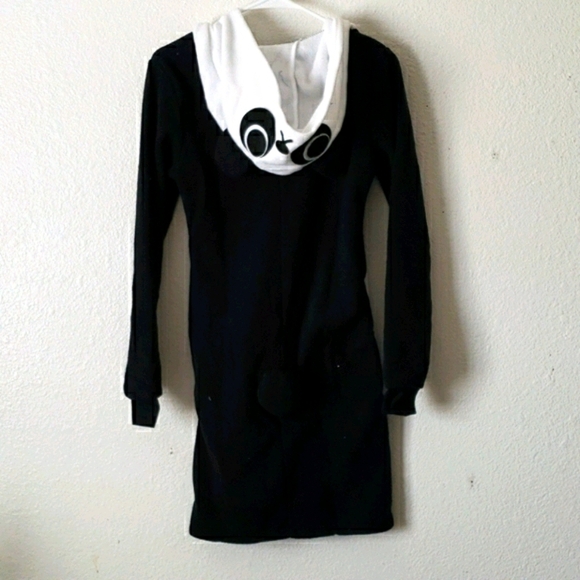 Silver Lilly Plush Panda Bear Costume/Robe/Dress Size Small - Picture 8 of 11